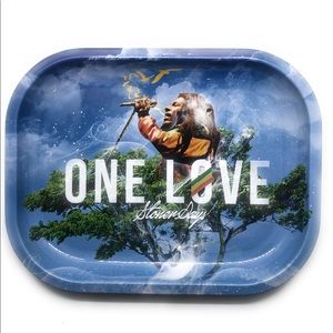 Rasta BOB MARLEY Metal Small Rolling Tray
